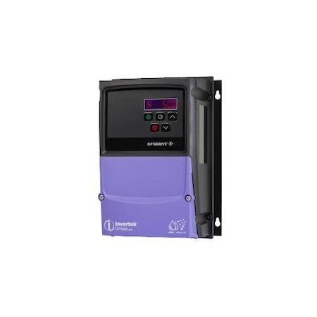 Invertek Drives 0.37 kW 0.5 HP, 2.3 A; Size 1, IP66 Outdoor Non-switched ODE-3-120023-301A